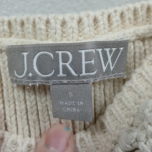 J Crew crochet crop tank top size small - Picture 3 of 5